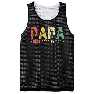 Best Papa by Par Golf Gift Father's Day golf Mesh Reversible Basketball Jersey Tank