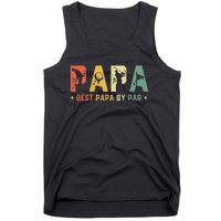 Best Papa by Par Golf Gift Father's Day golf Tank Top