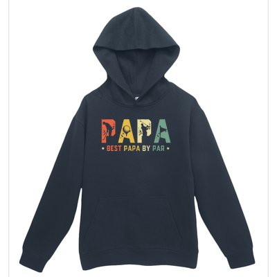 Best Papa by Par Golf Gift Father's Day golf Urban Pullover Hoodie