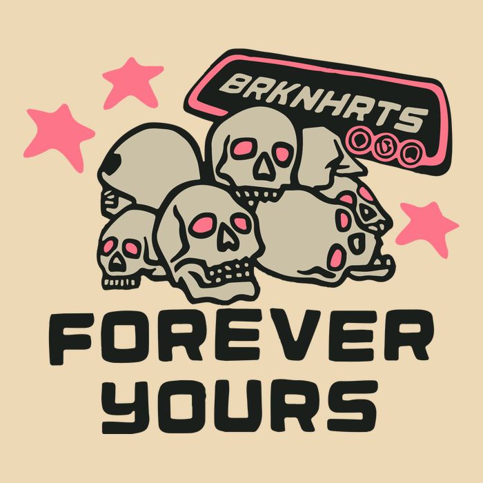 Broken Planet Brknhrts Forever Yours Drawstring Bag