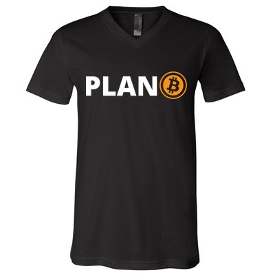 Bitcoin, Plan B, DeF,i BTFD, Bitcoin, HODL, Crypto Gift, Cryptocoin V-Neck T-Shirt
