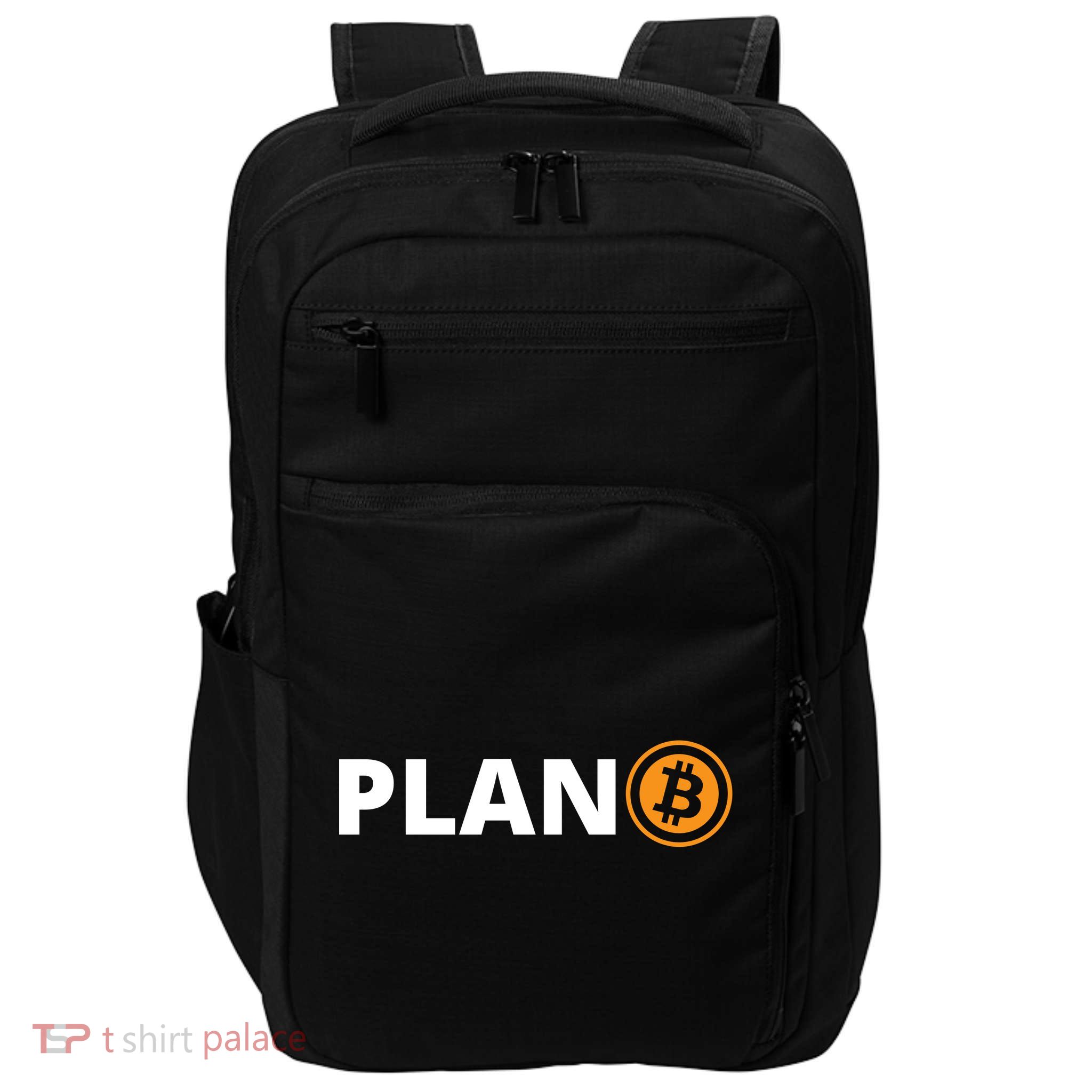 Bitcoin, Plan B, DeF,i BTFD, Bitcoin, HODL, Crypto Gift, Cryptocoin Impact Tech Backpack