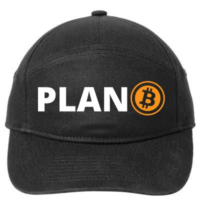Bitcoin, Plan B, DeF,i BTFD, Bitcoin, HODL, Crypto Gift, Cryptocoin 7-Panel Snapback Hat