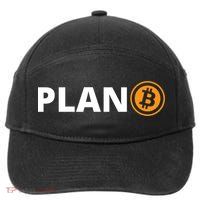 Bitcoin, Plan B, DeF,i BTFD, Bitcoin, HODL, Crypto Gift, Cryptocoin 7-Panel Snapback Hat