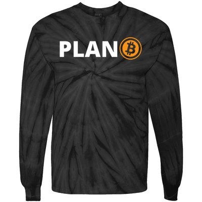 Bitcoin, Plan B, DeF,i BTFD, Bitcoin, HODL, Crypto Gift, Cryptocoin Tie-Dye Long Sleeve Shirt