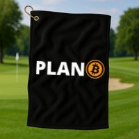Bitcoin, Plan B, DeF,i BTFD, Bitcoin, HODL, Crypto Gift, Cryptocoin Golf Towel