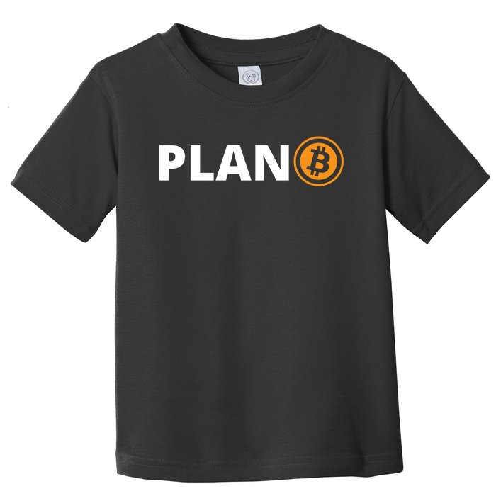 Bitcoin, Plan B, DeF,i BTFD, Bitcoin, HODL, Crypto Gift, Cryptocoin Toddler T-Shirt