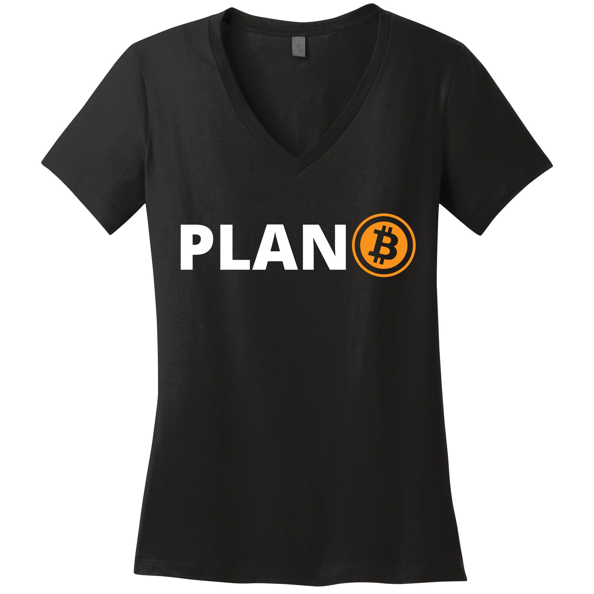 Bitcoin, Plan B, DeF,i BTFD, Bitcoin, HODL, Crypto Gift, Cryptocoin Women's V-Neck T-Shirt