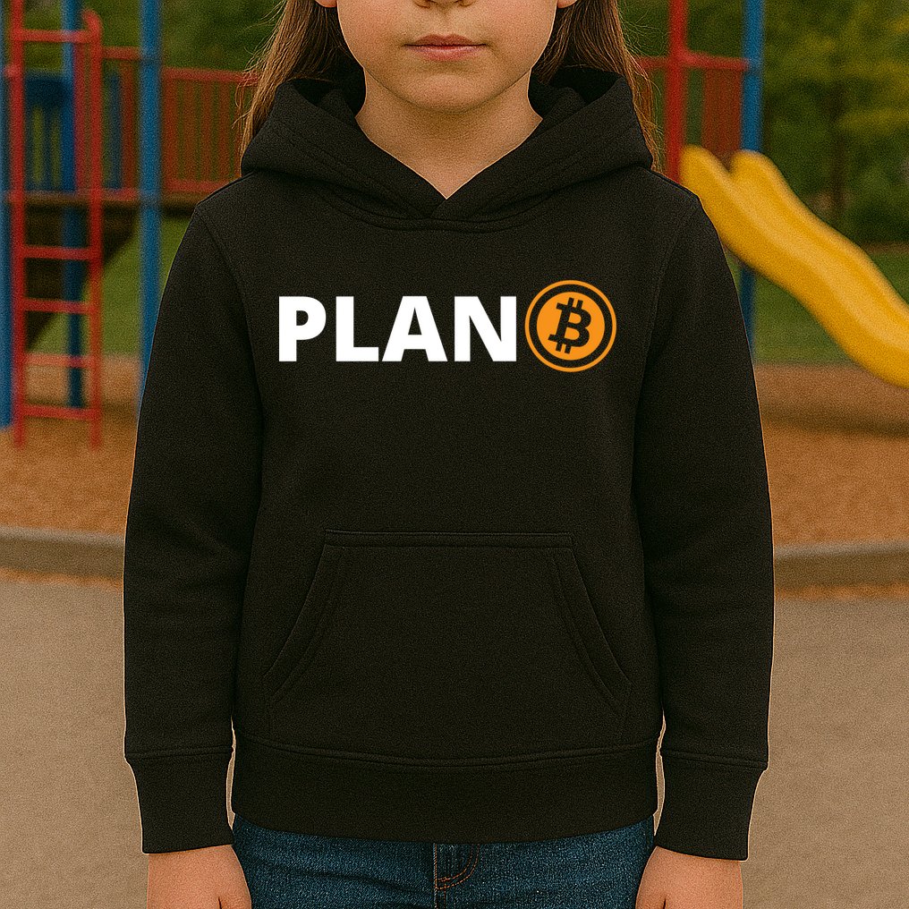 Bitcoin, Plan B, DeF,i BTFD, Bitcoin, HODL, Crypto Gift, Cryptocoin Kids Hoodie