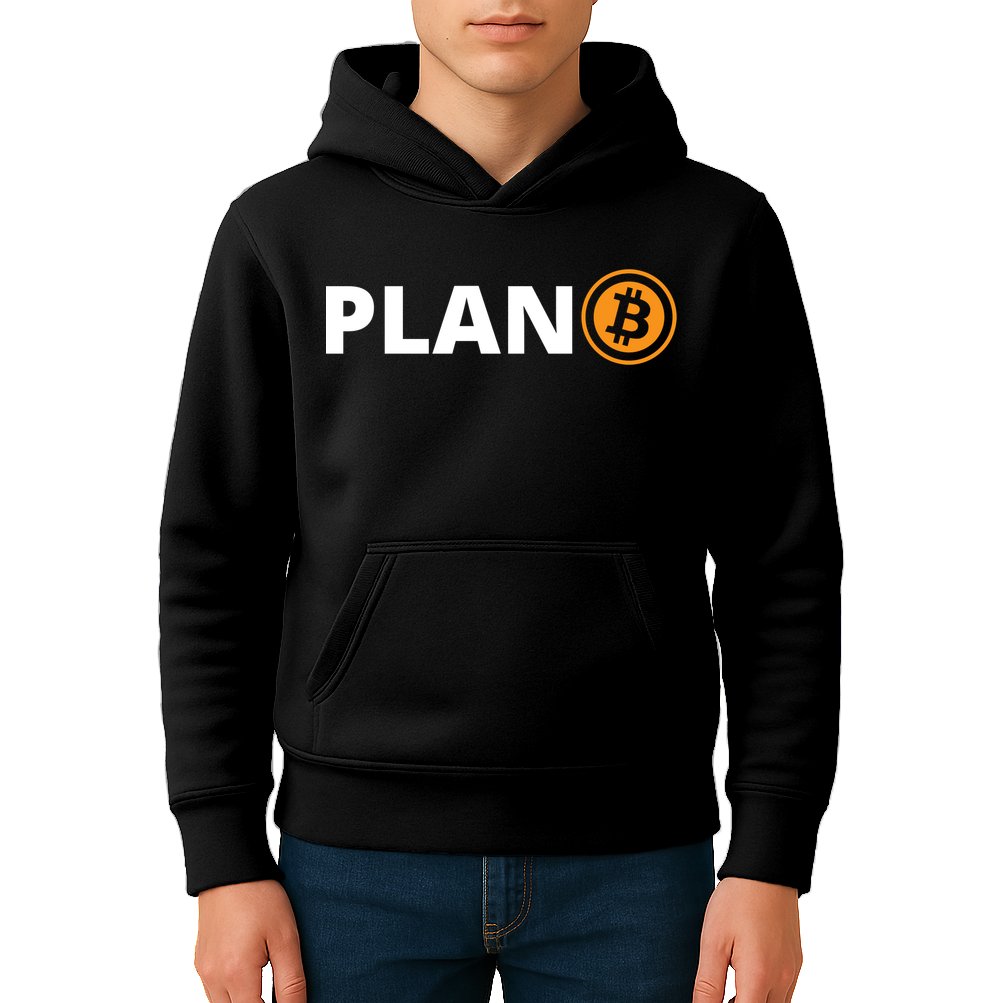 Bitcoin, Plan B, DeF,i BTFD, Bitcoin, HODL, Crypto Gift, Cryptocoin Kids Hoodie