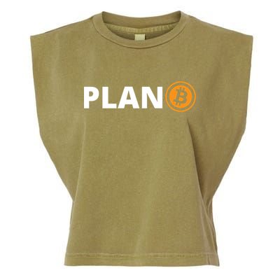 Bitcoin, Plan B, DeF,i BTFD, Bitcoin, HODL, Crypto Gift, Cryptocoin Garment-Dyed Women's Muscle Tee