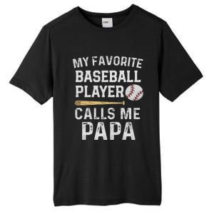 Baseball Papa Tall Fusion ChromaSoft Performance T-Shirt