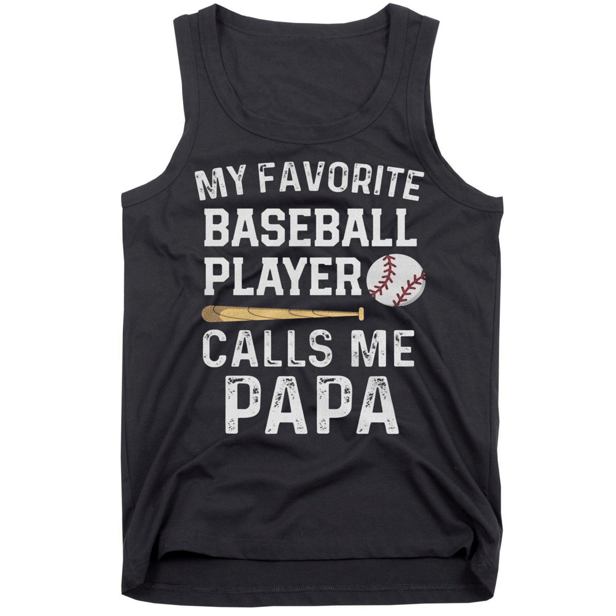 Baseball Papa Tank Top