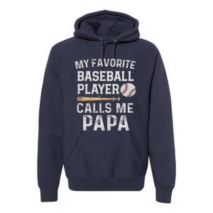 Baseball Papa Premium Hoodie