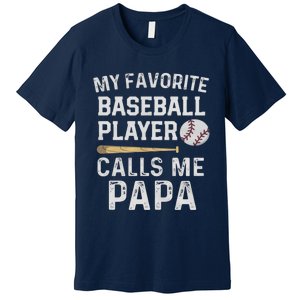 Baseball Papa Premium T-Shirt