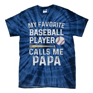 Baseball Papa Tie-Dye T-Shirt