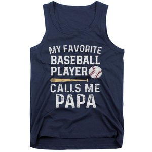 Baseball Papa Tank Top