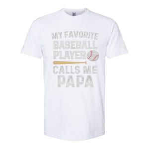 Baseball Papa Softstyle CVC T-Shirt