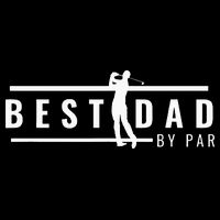 Best Papa By Par Father's Day Golf Gift Grandpa Cooling Performance Crew T-Shirt