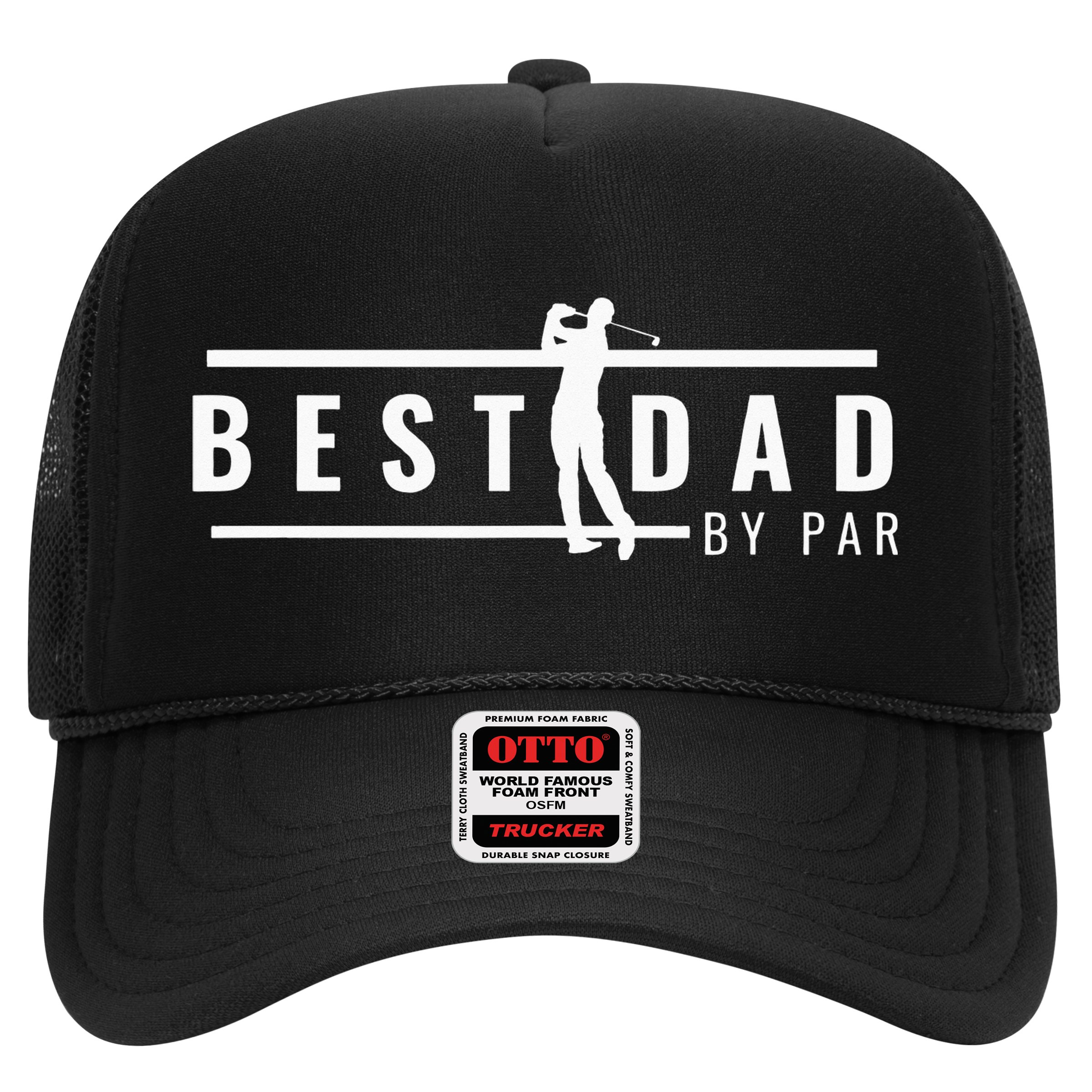 Best Papa By Par Father's Day Golf Gift Grandpa Trucker Hat