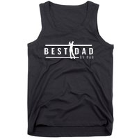 Best Papa By Par Father's Day Golf Gift Grandpa Tank Top