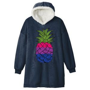 Bisexual Pineapple Bi Pride LGBTQ Pineapple Pride Hooded Wearable Blanket