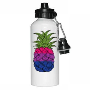 Bisexual Pineapple Bi Pride LGBTQ Pineapple Pride Aluminum Water Bottle