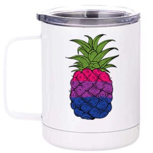 Bisexual Pineapple Bi Pride LGBTQ Pineapple Pride 12 oz Stainless Steel Tumbler Cup