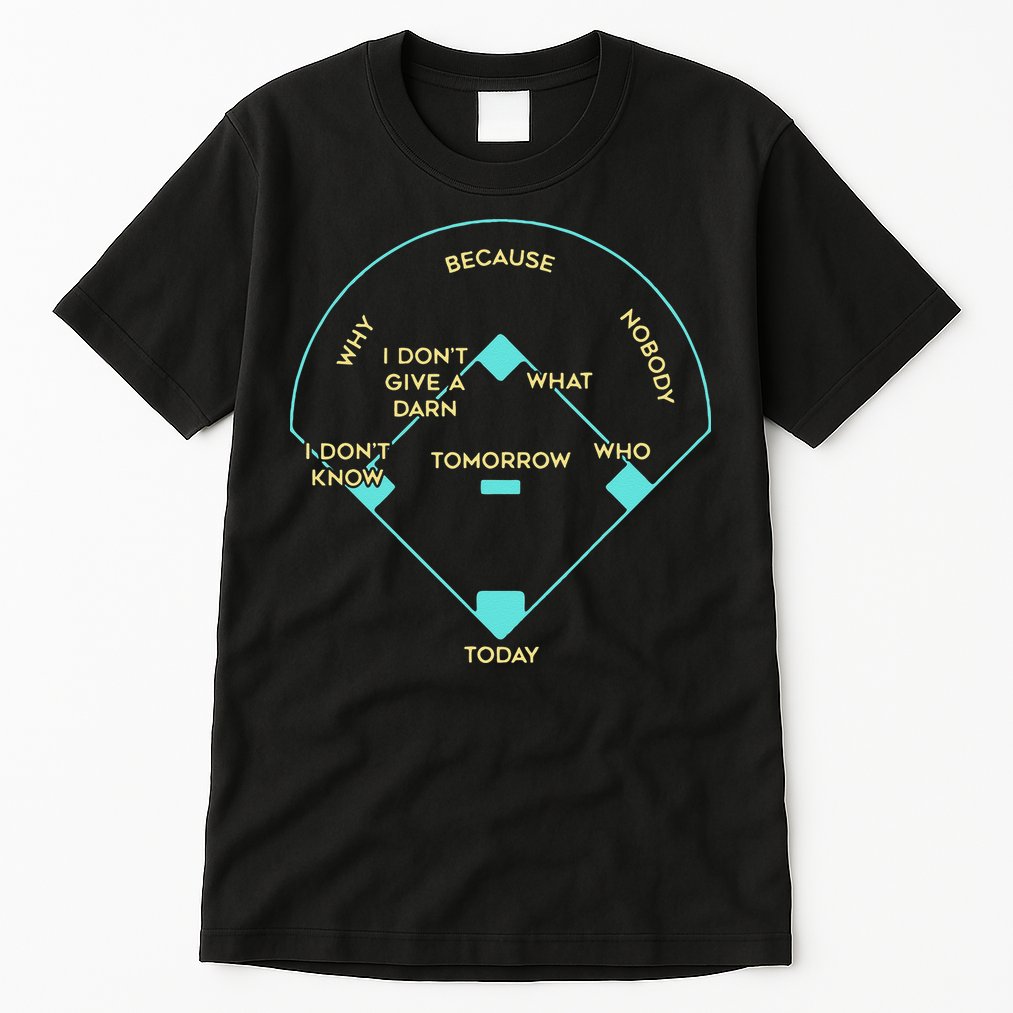BASEBALL POSITIONS Tall T-Shirt