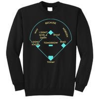 BASEBALL POSITIONS Tall Sweatshirt