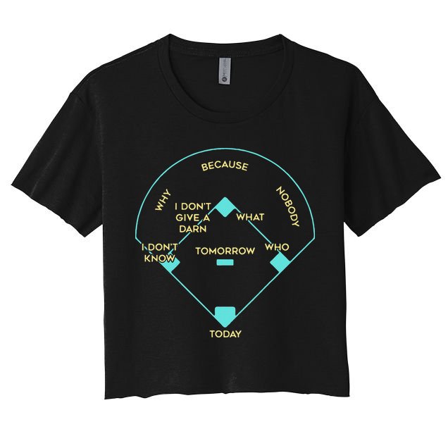 BASEBALL POSITIONS Crop Top
