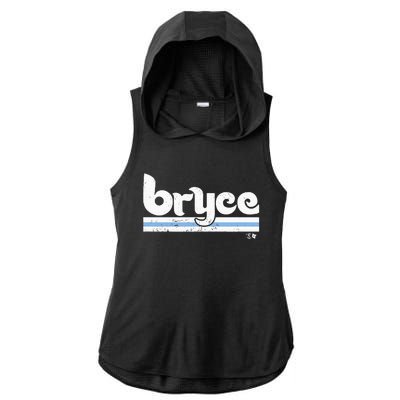 Bryce Philadelphia Baseball Ladies PosiCharge Tri-Blend Wicking Draft Hoodie Tank