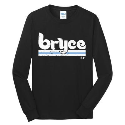 Bryce Philadelphia Baseball Tall Long Sleeve T-Shirt