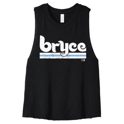 Bryce Philadelphia Baseball Women's Racerback Cropped Tank