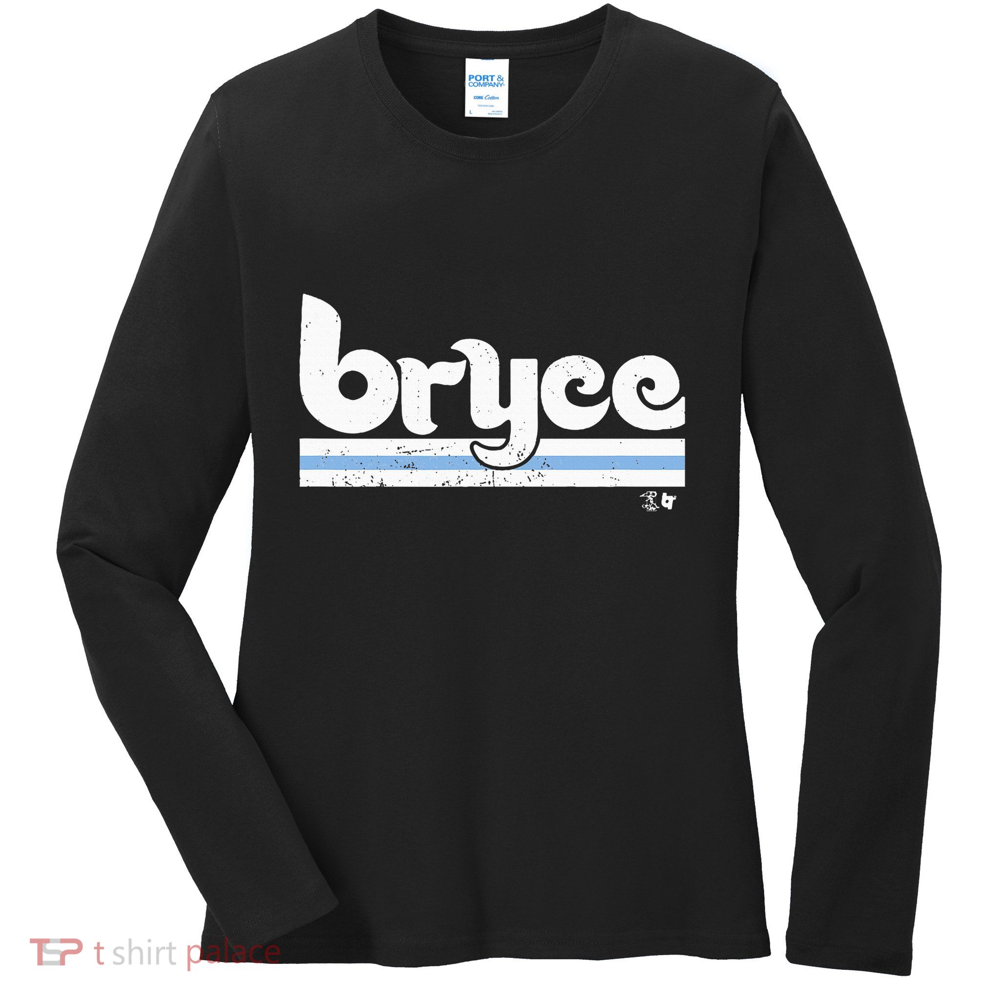 Bryce Philadelphia Baseball Ladies Long Sleeve Shirt
