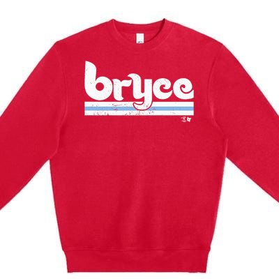 Bryce Philadelphia Baseball Premium Crewneck Sweatshirt