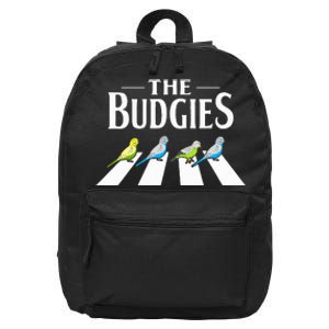 Budgie Parakeet Bird Design For A Budgerigar Owner 16 in Basic Backpack