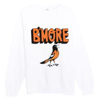 Baltimore Pride Bmore Maryland Md Premium Crewneck Sweatshirt