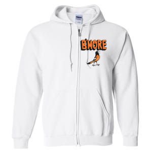 Baltimore Pride Bmore Maryland Md Full Zip Hoodie