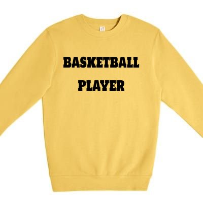 Basketball Player Premium Crewneck Sweatshirt