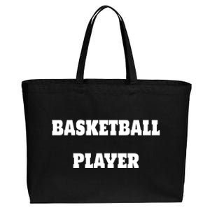 Basketball Player Cotton Canvas Jumbo Tote