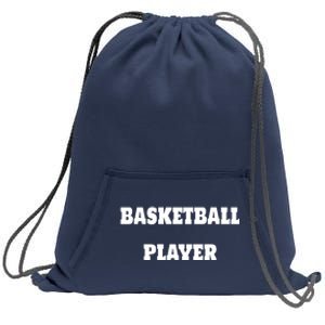 Basketball Player Sweatshirt Cinch Pack Bag