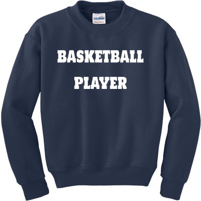 Basketball Player Kids Sweatshirt