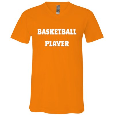 Basketball Player V-Neck T-Shirt