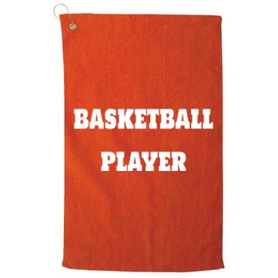 Basketball Player Platinum Collection Golf Towel