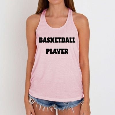 Basketball Player Women's Knotted Racerback Tank