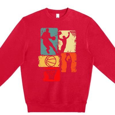 Basketball Player Premium Crewneck Sweatshirt