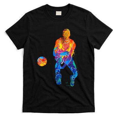Basketball Player Basketballer Vintage Bball Graphic T-Shirt