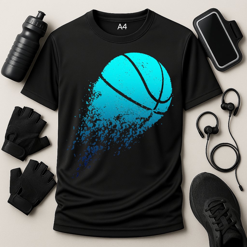 Basketball Player Bball Coach Fan Baller Sports Cooling Performance Crew T-Shirt