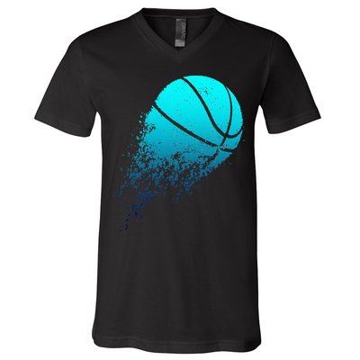 Basketball Player Bball Coach Fan Baller Sports V-Neck T-Shirt
